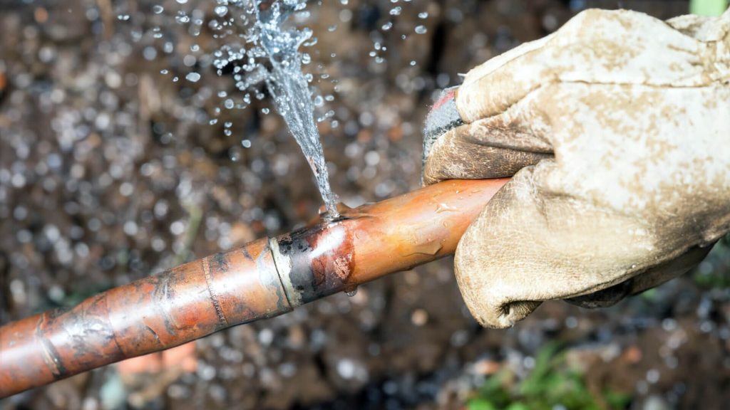 Burst pipe leak and water damage repair service in Vancouver