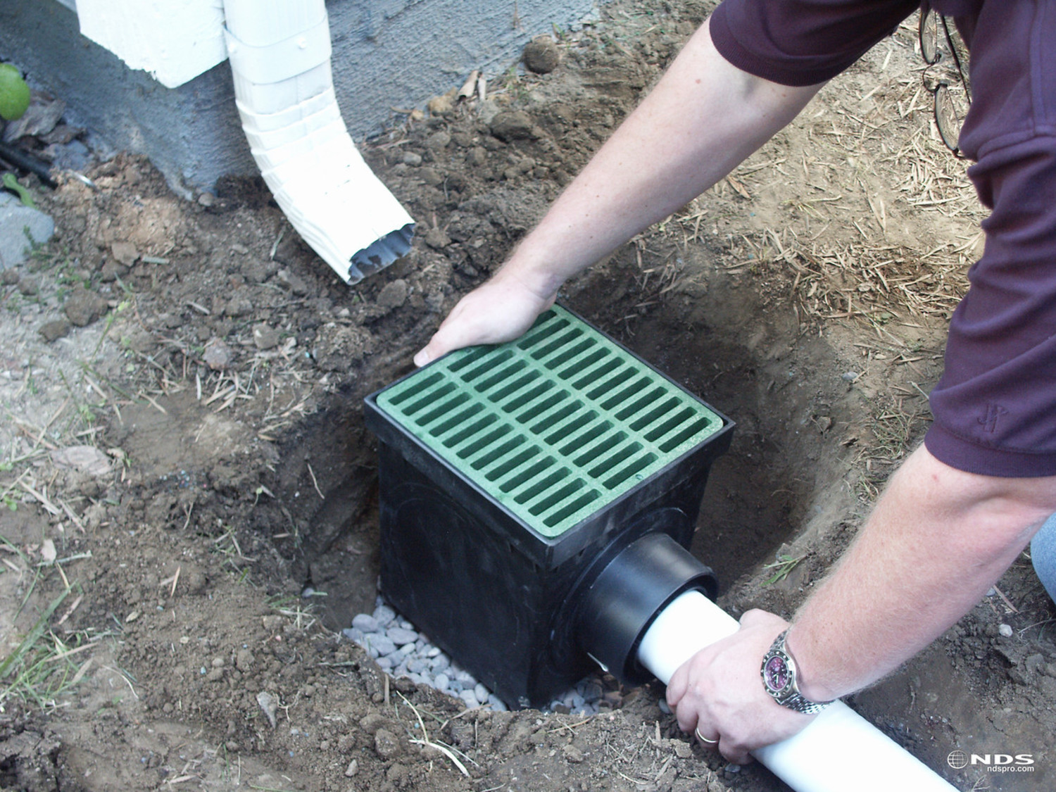 perimeter tile drain