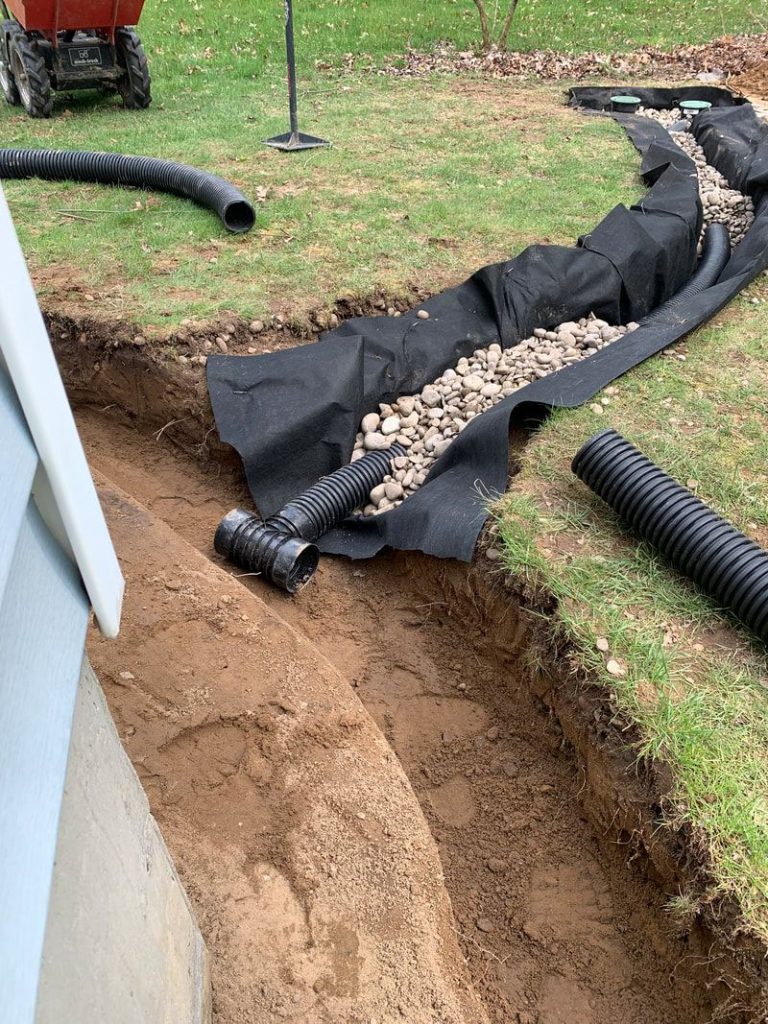 drain tile excavation
