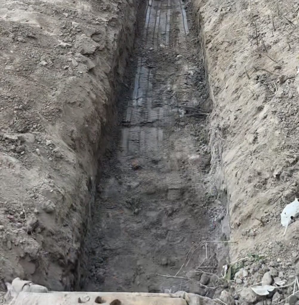Drin tile excavation